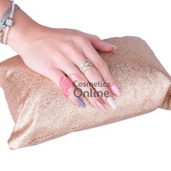 Suport de mana din piele ecologica model FQ005BB Mollylac cu sclipici Auriu Cod 60025